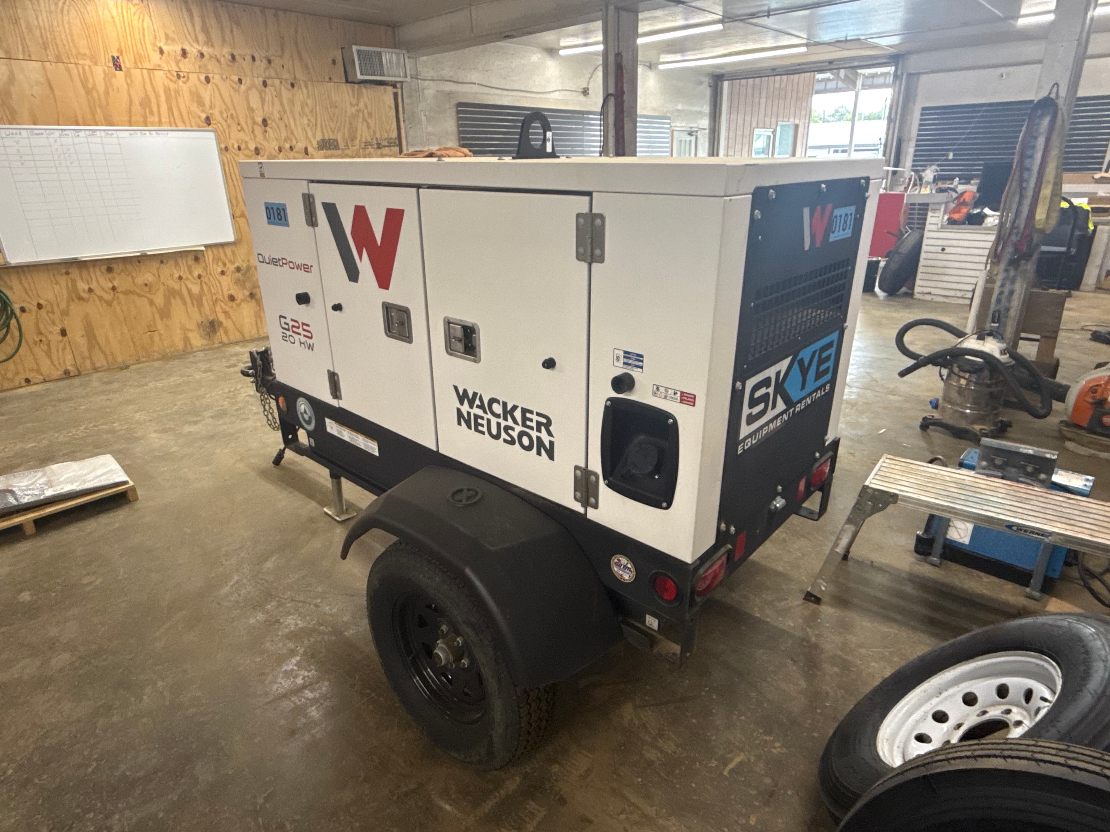 Towable Generator 25KW Diesel